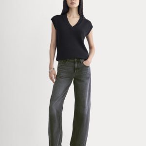 Loose Curve Jean | Carbon Midnight