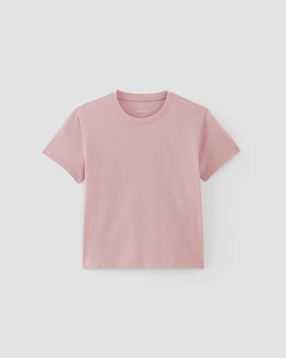 The Box-Cut Tee in Essential Cotton | Rose Pink | No Pocket - Image 2
