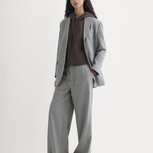 Pull-On Trouser in Tailor Twill | Heather Graphite