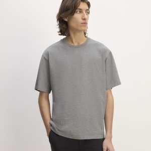 The Premium-Weight Relaxed Crew | Uniform | Heathered Mid-Grey