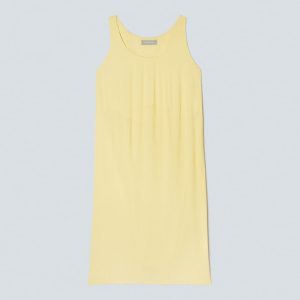 The Naia? Ripple Tank Dress | Pastel Yellow