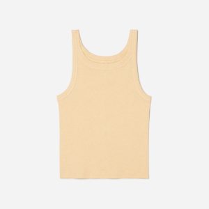 The Pima Micro-Rib Short Tank | Melon