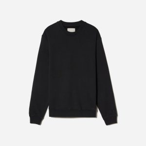 The Track Crewneck Sweatshirt | Black
