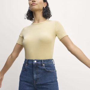 The Luxe Rib Crew | Parsnip