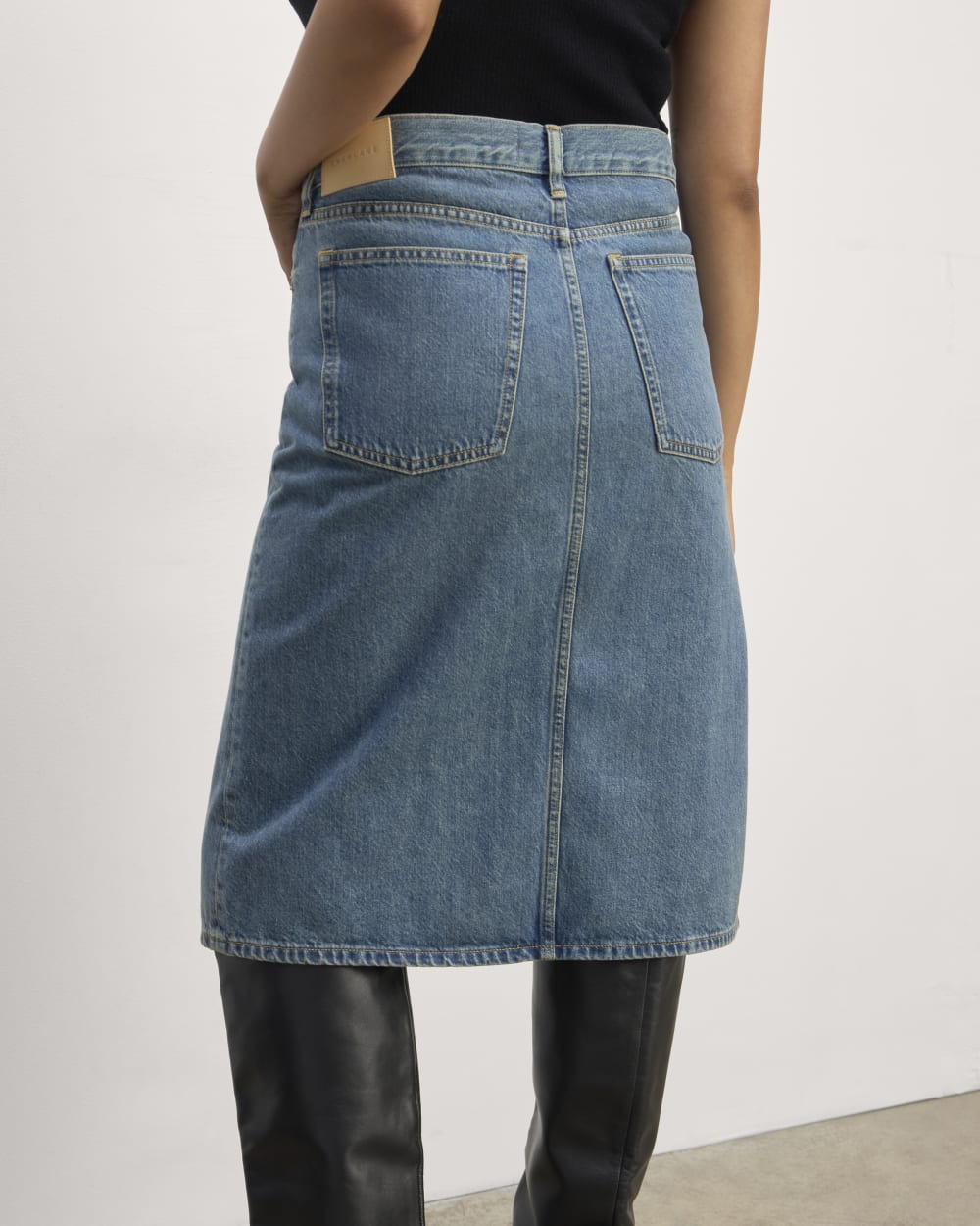 The Mid-Way Skirt | Mid Blue - Image 6