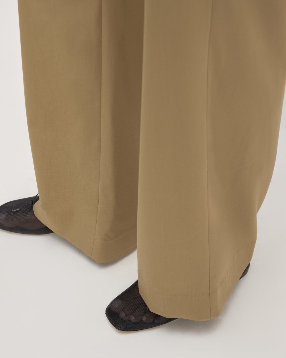 The Italian Wool Way-High® Drape Pant | Camel - Image 5