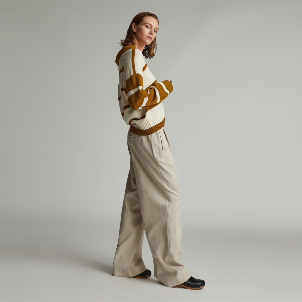 The Cashmere Polo | Bone / Tapenade - Image 6