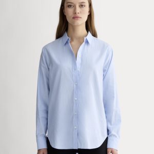 The Must-Have Shirt in Silky Cotton | Pale Blue