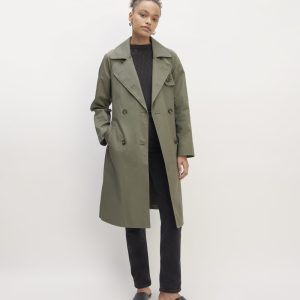 The Trench Coat | Pewter Green