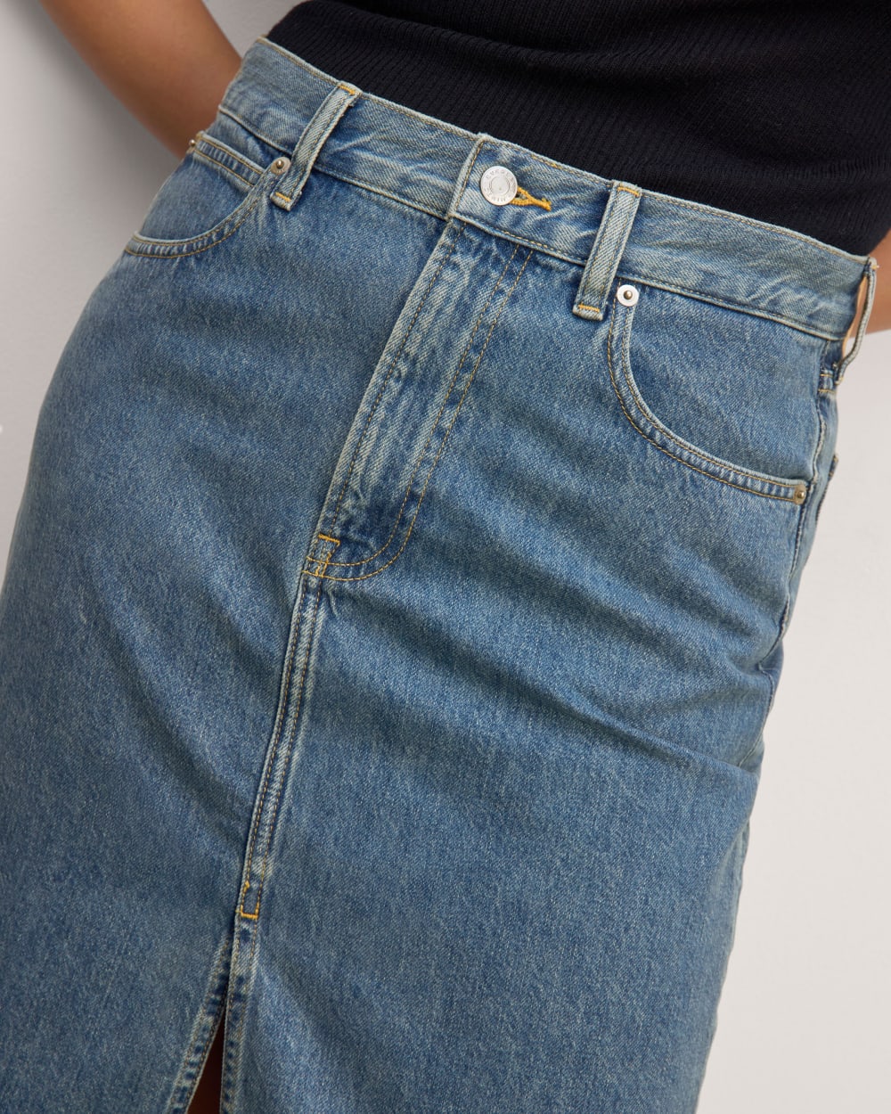 The Mid-Way Skirt | Mid Blue - Image 4