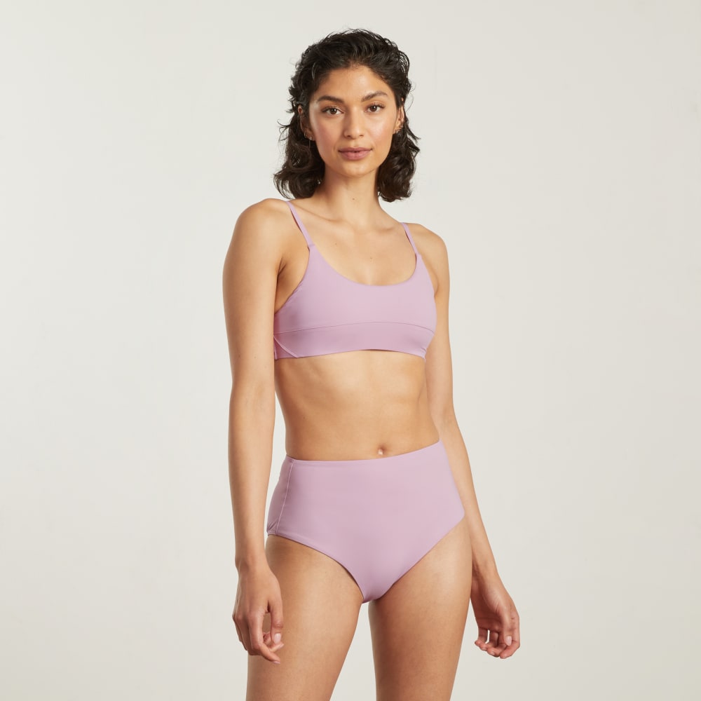 The Scoop-Neck Bikini Top | Lilac - Image 4