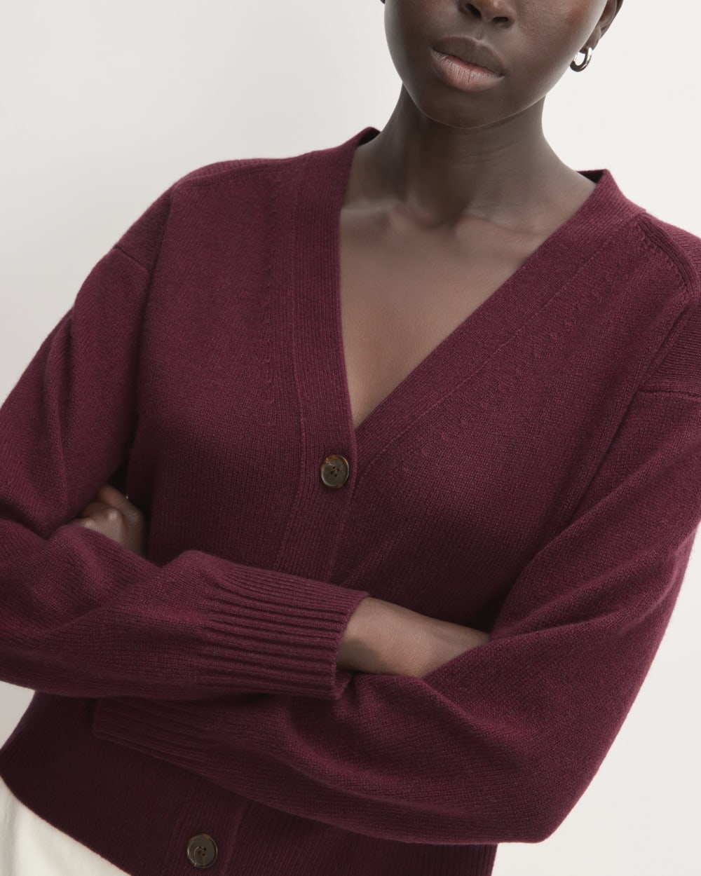 The Cashmere Cardigan | Brandy - Image 4