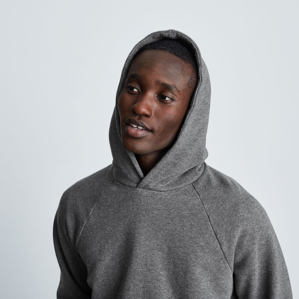 The Track Hoodie | Dark Heather Grey - Image 3