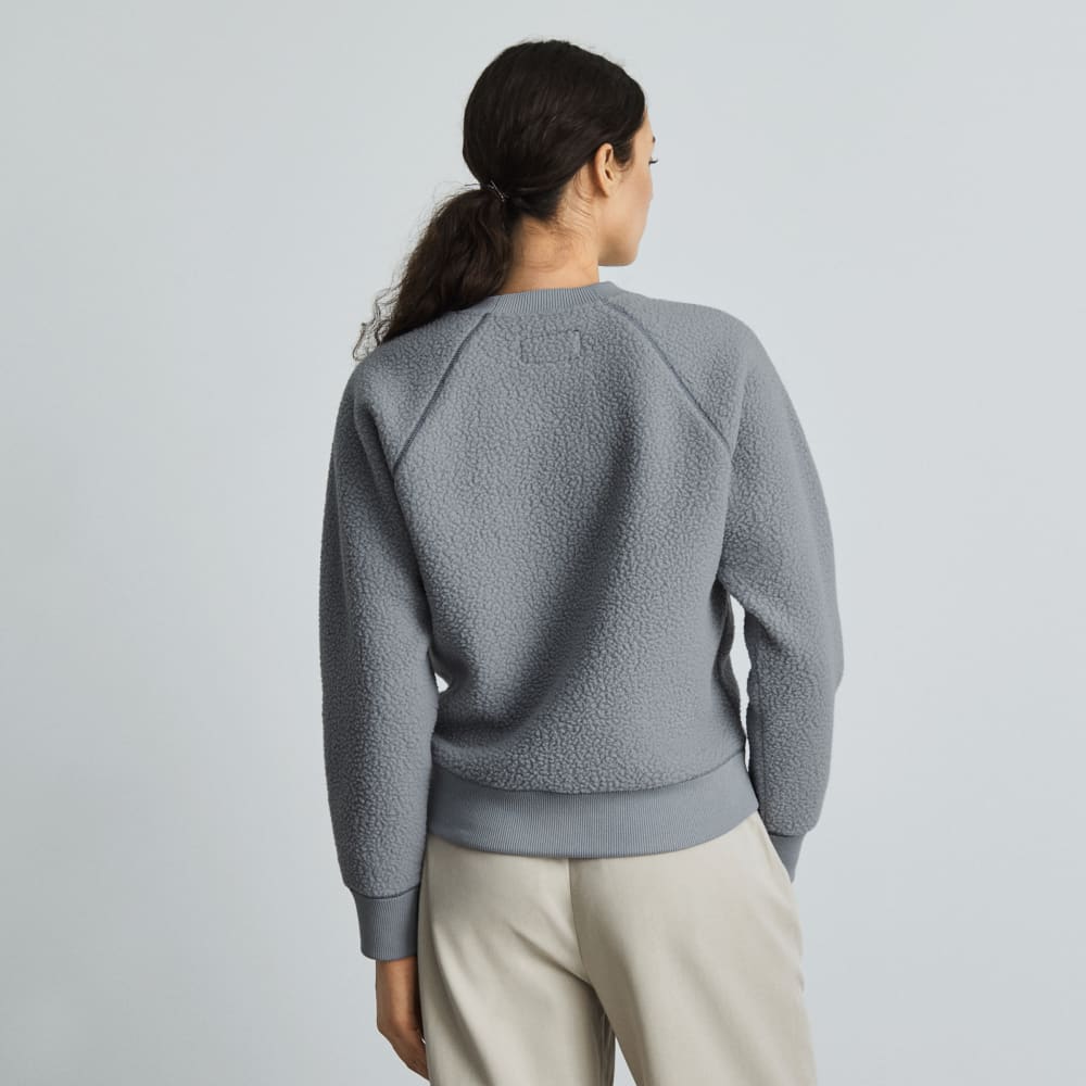 The ReNew Fleece Raglan Sweatshirt | Smoke