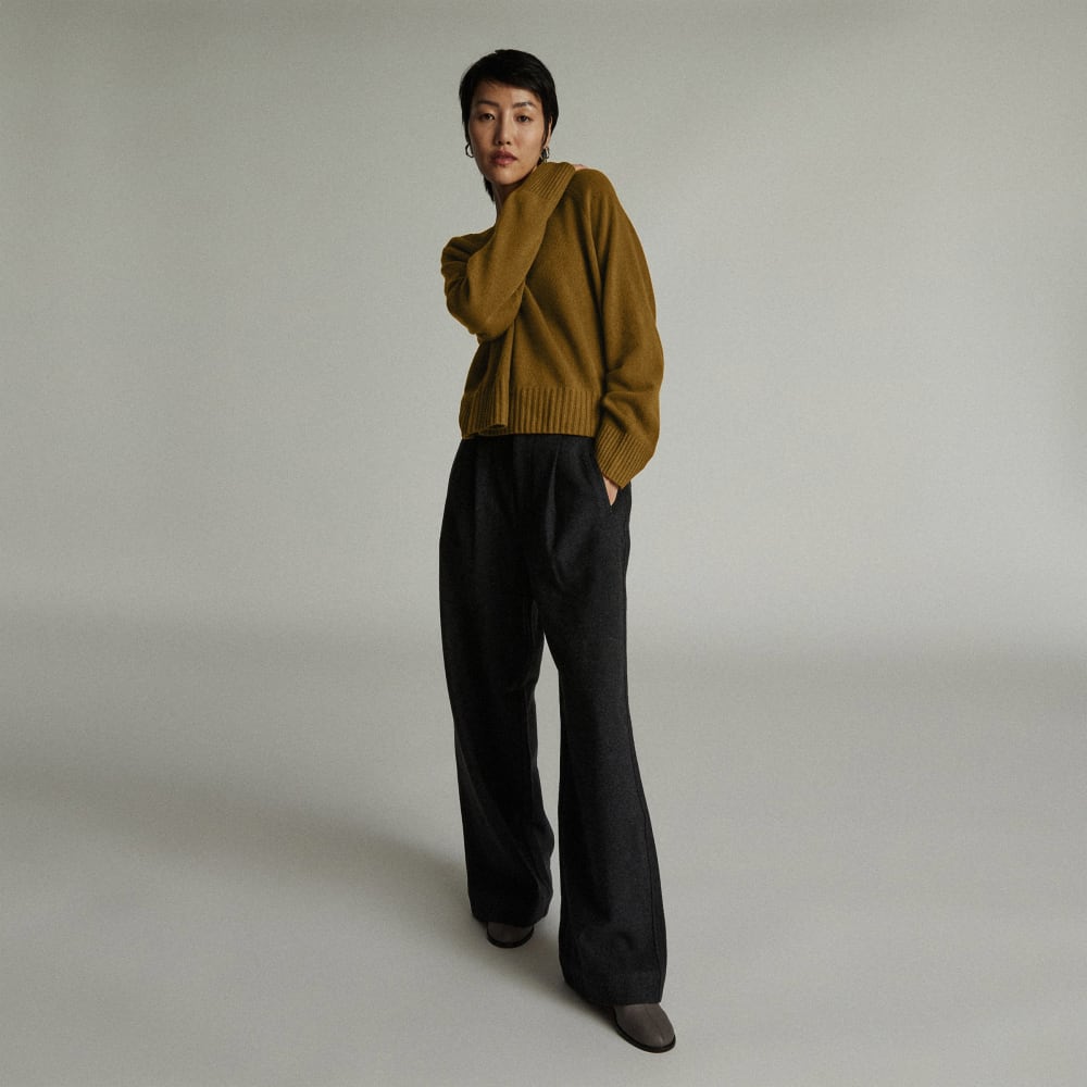 The Cashmere Boxy Crew | Tapenade - Image 8