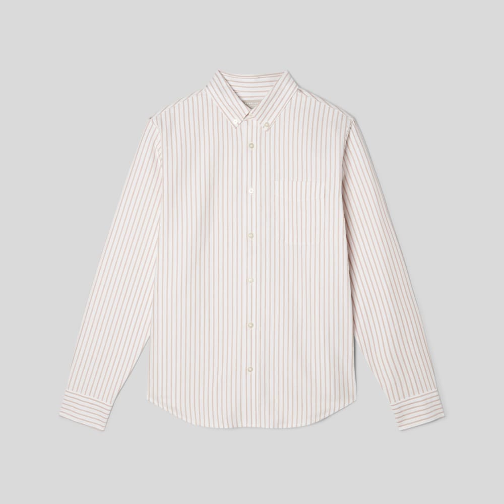 The Classic Oxford Shirt | Sahara / Off-White | Tall - Image 2