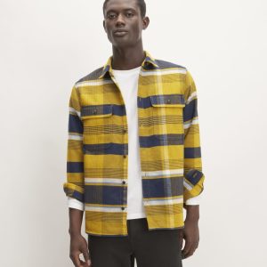 The Heavyweight Overshirt | Uniform | Honey / Heritage Blue / Navy / Bone