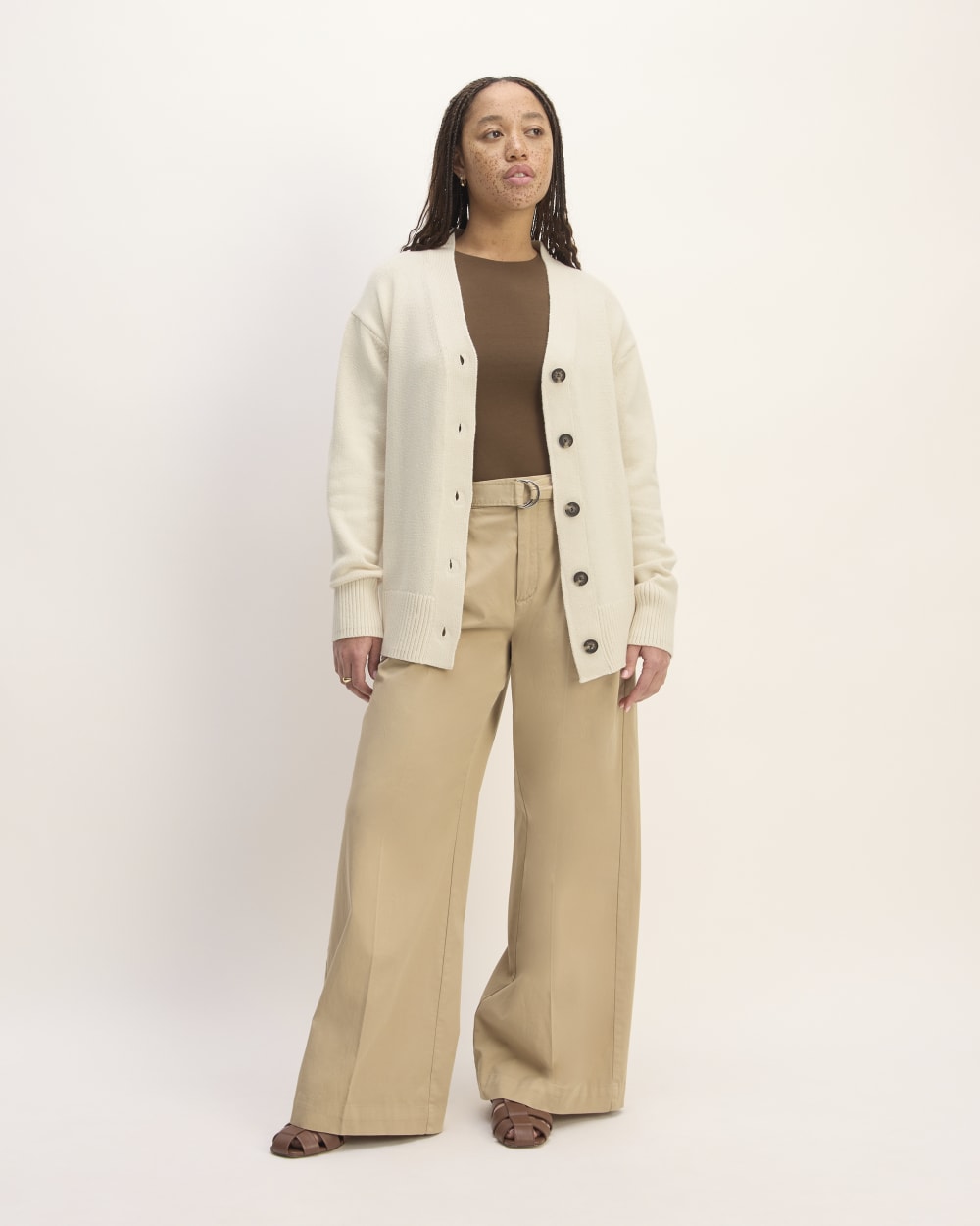 The Organic Cotton Cardigan | Canvas - Image 3