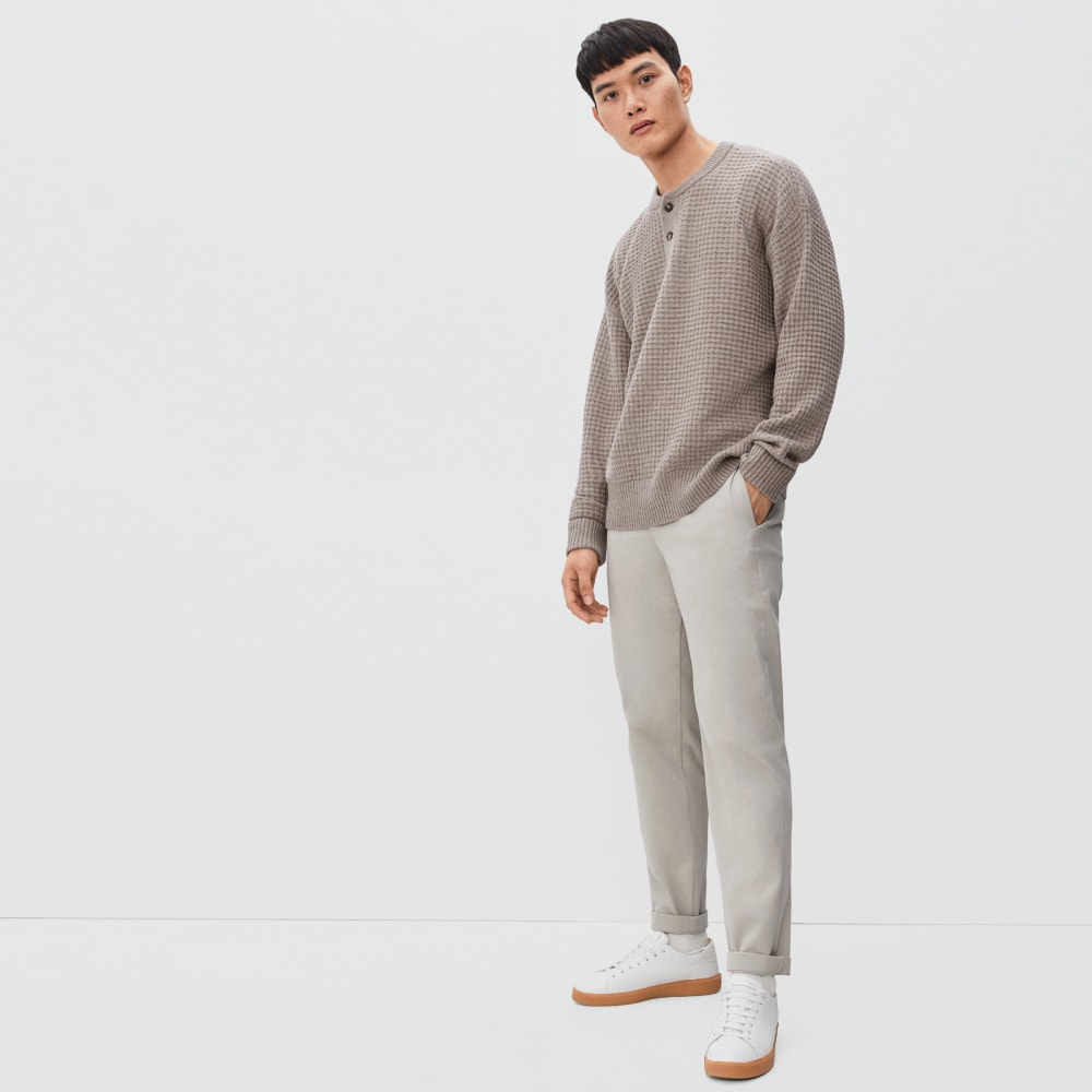 The ReLeather® Tennis Shoe | White / Gum Sole - Image 4