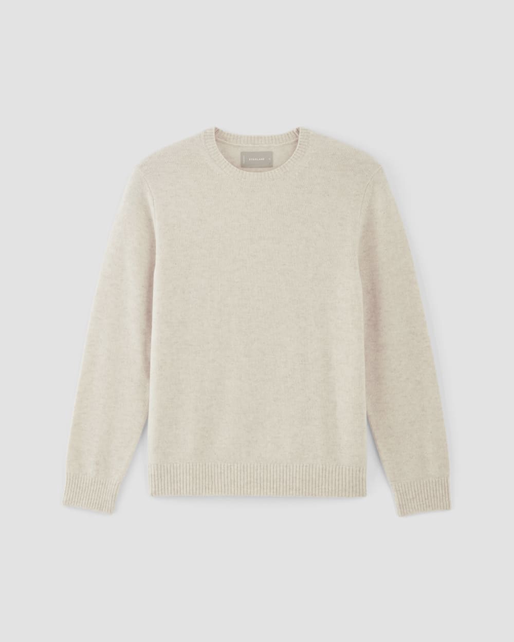The Premium Merino Crew Neck Sweater | Heathered Oat - Image 2