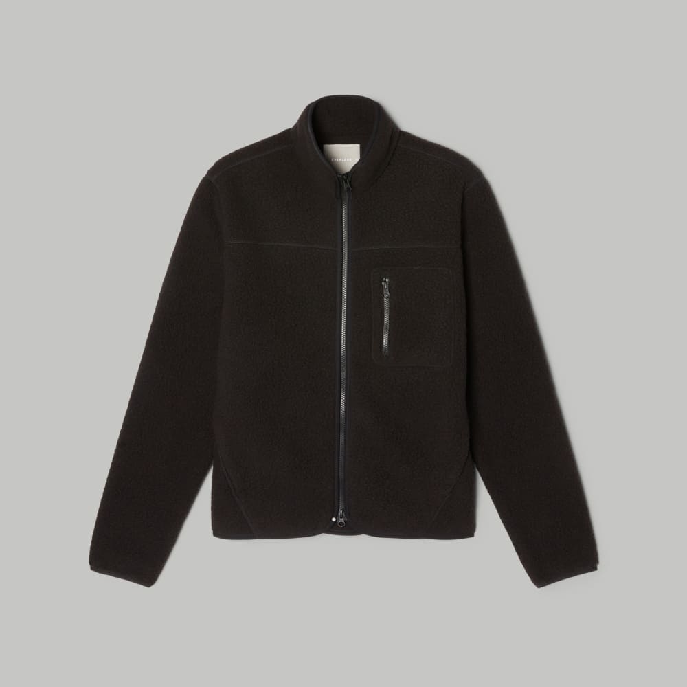The ReNew Fleece Full Zip | Black - Image 2