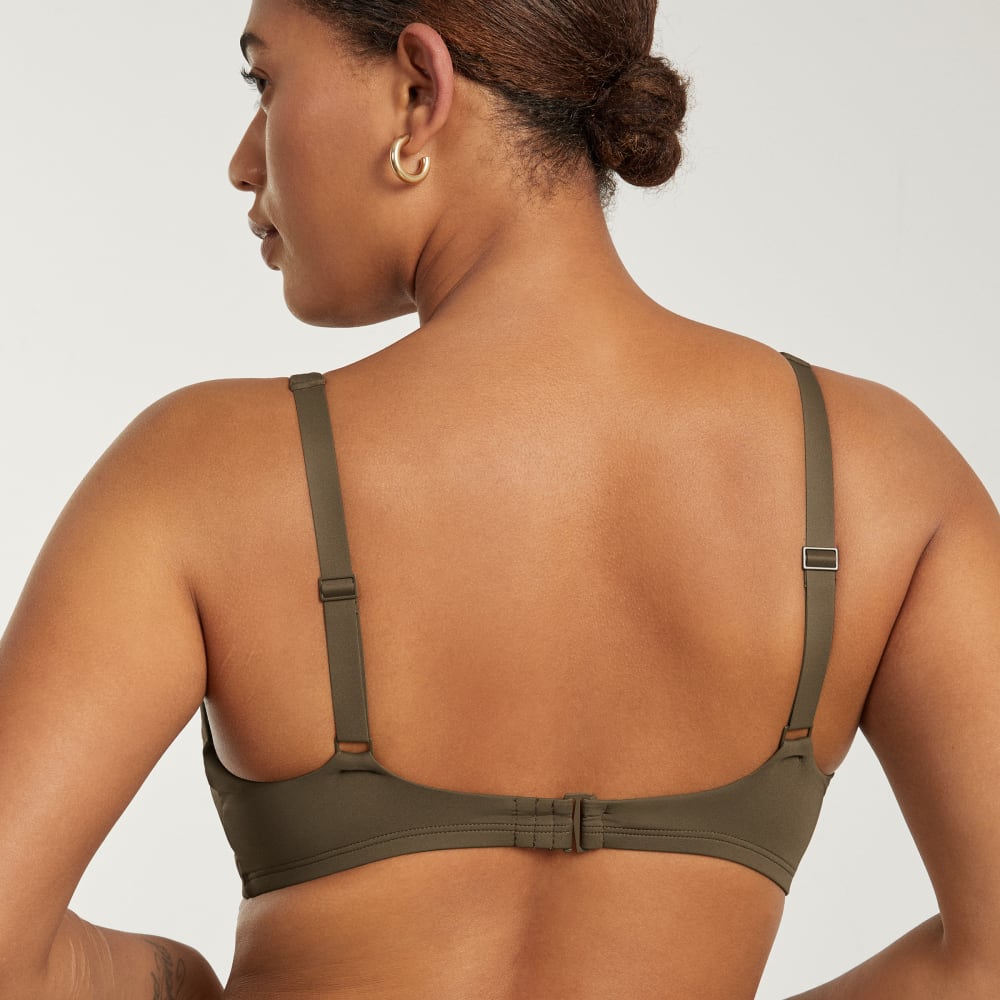 The Square-Neck Bikini Top | Beech - Image 6