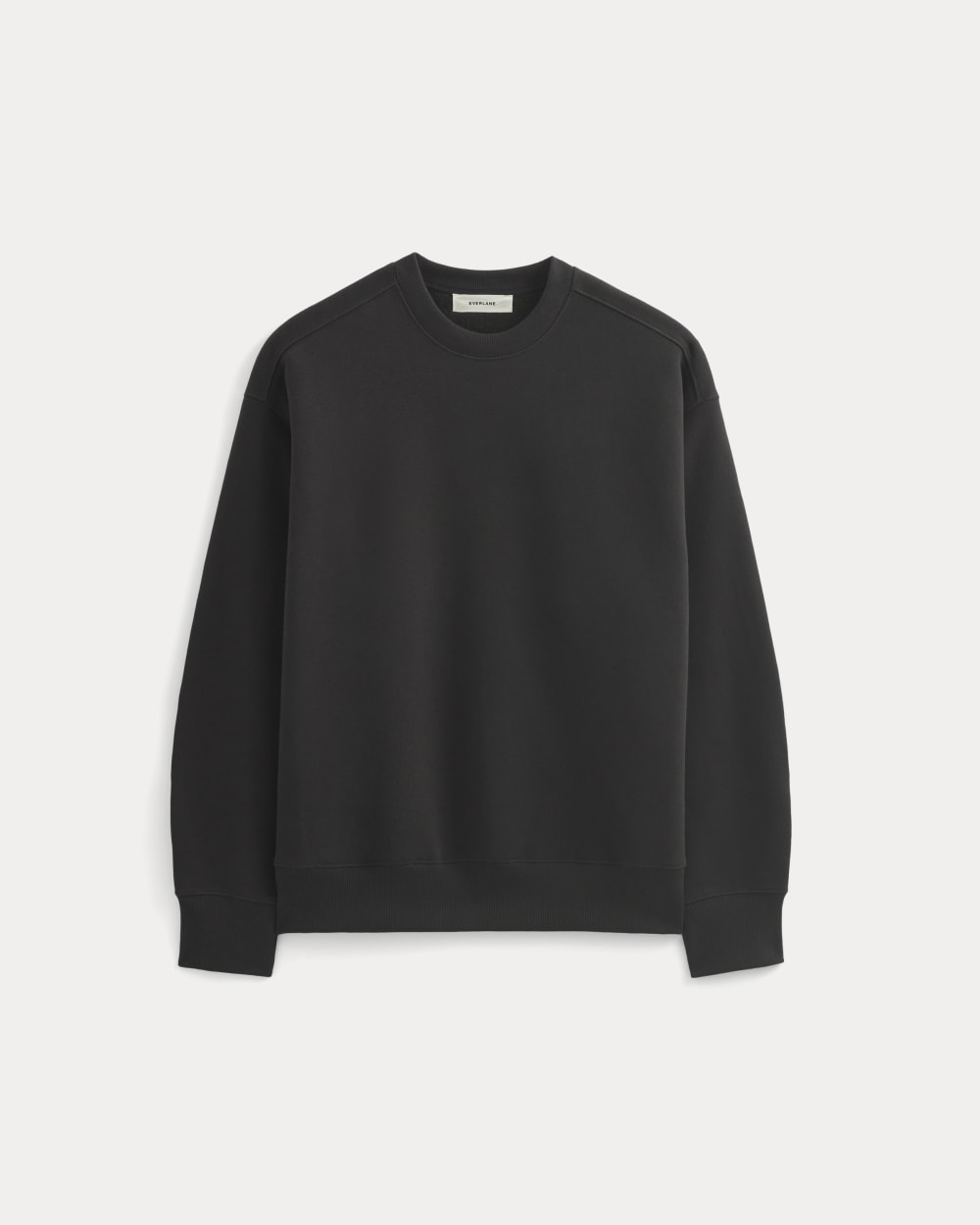 Luxe Fleece Crew Pullover | Black - Image 2