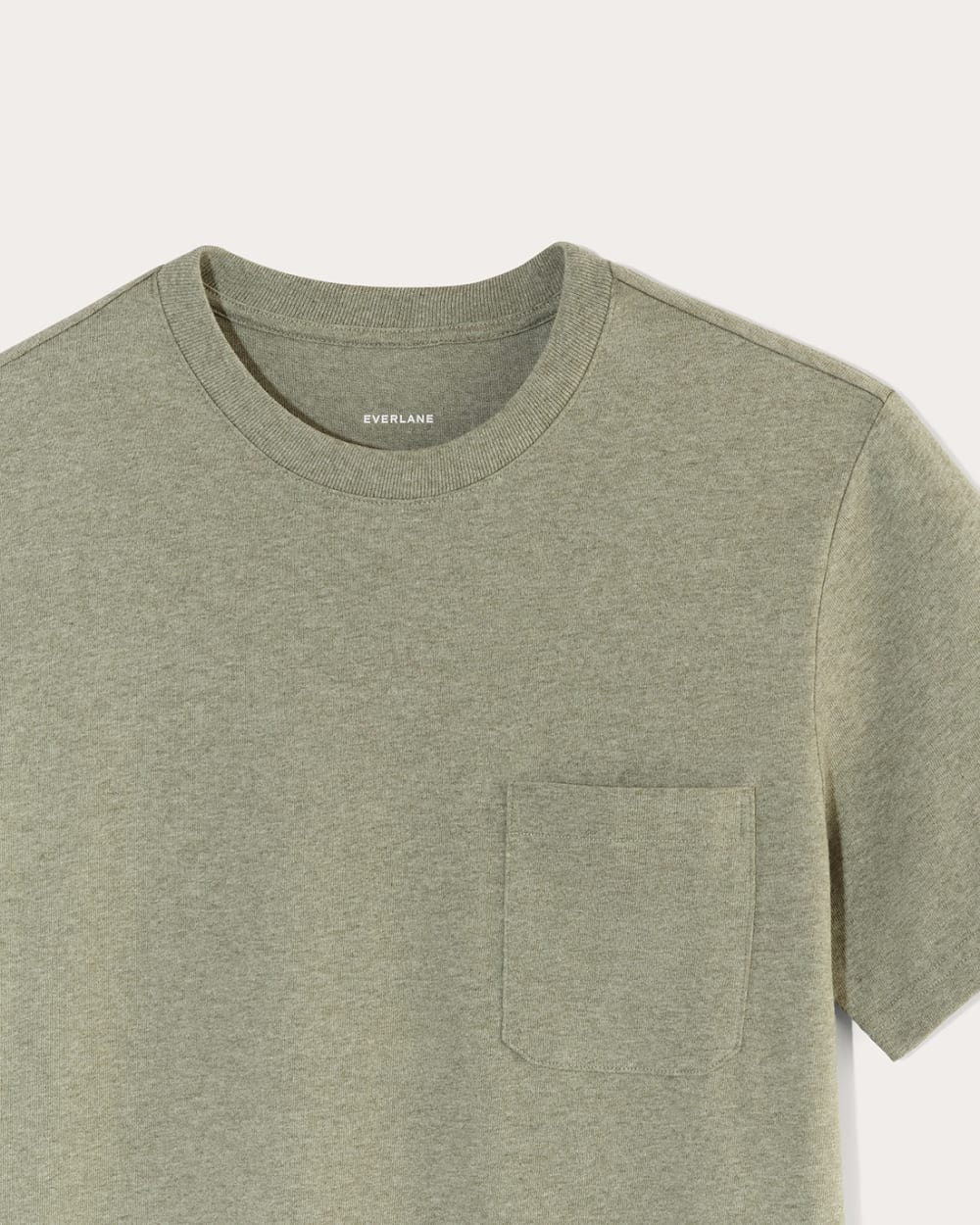 The Premium-Weight Pocket Tee | Uniform | Heather Sage Green - Image 4
