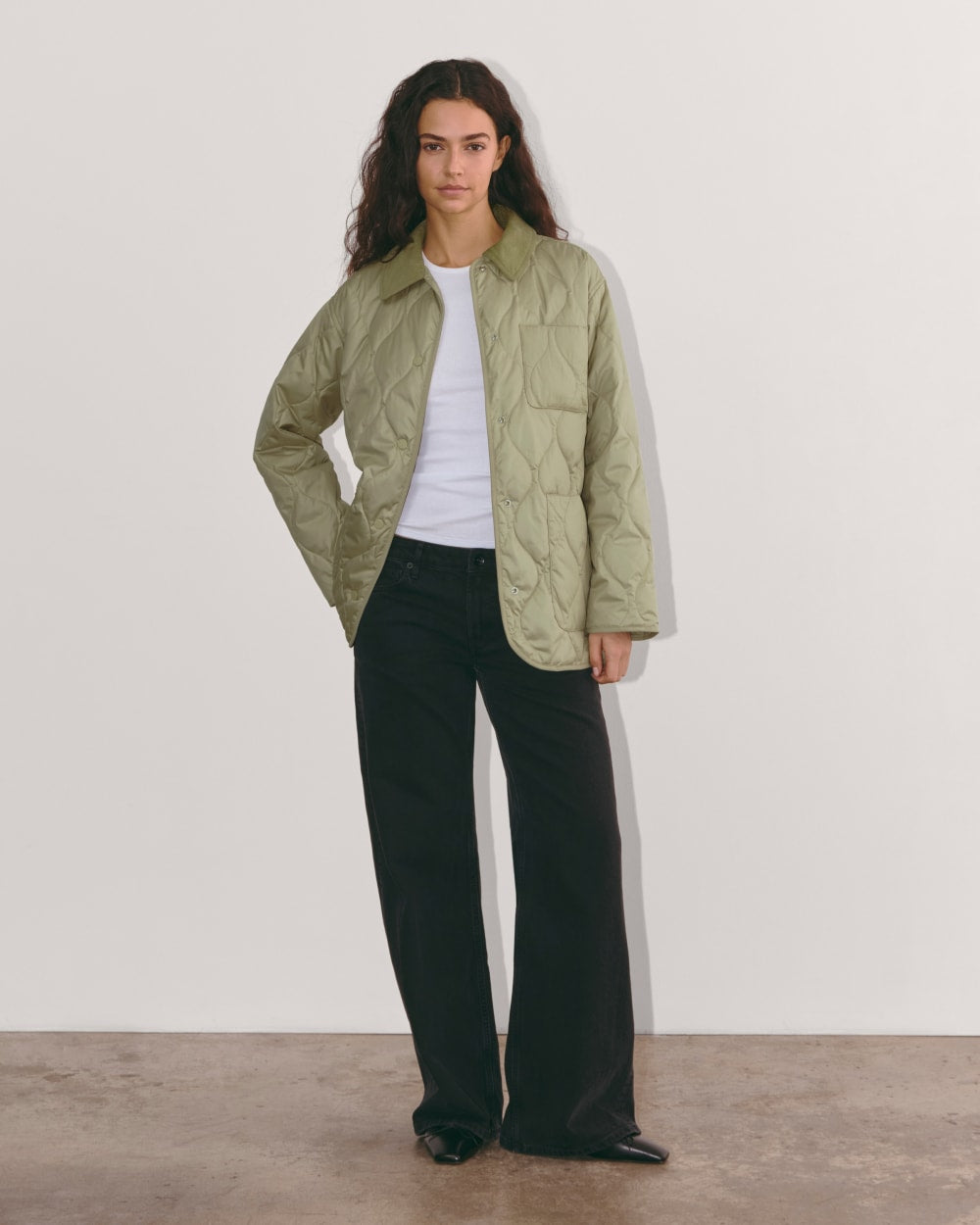 The Quilted Ranch Jacket | Eucalyptus - Image 3