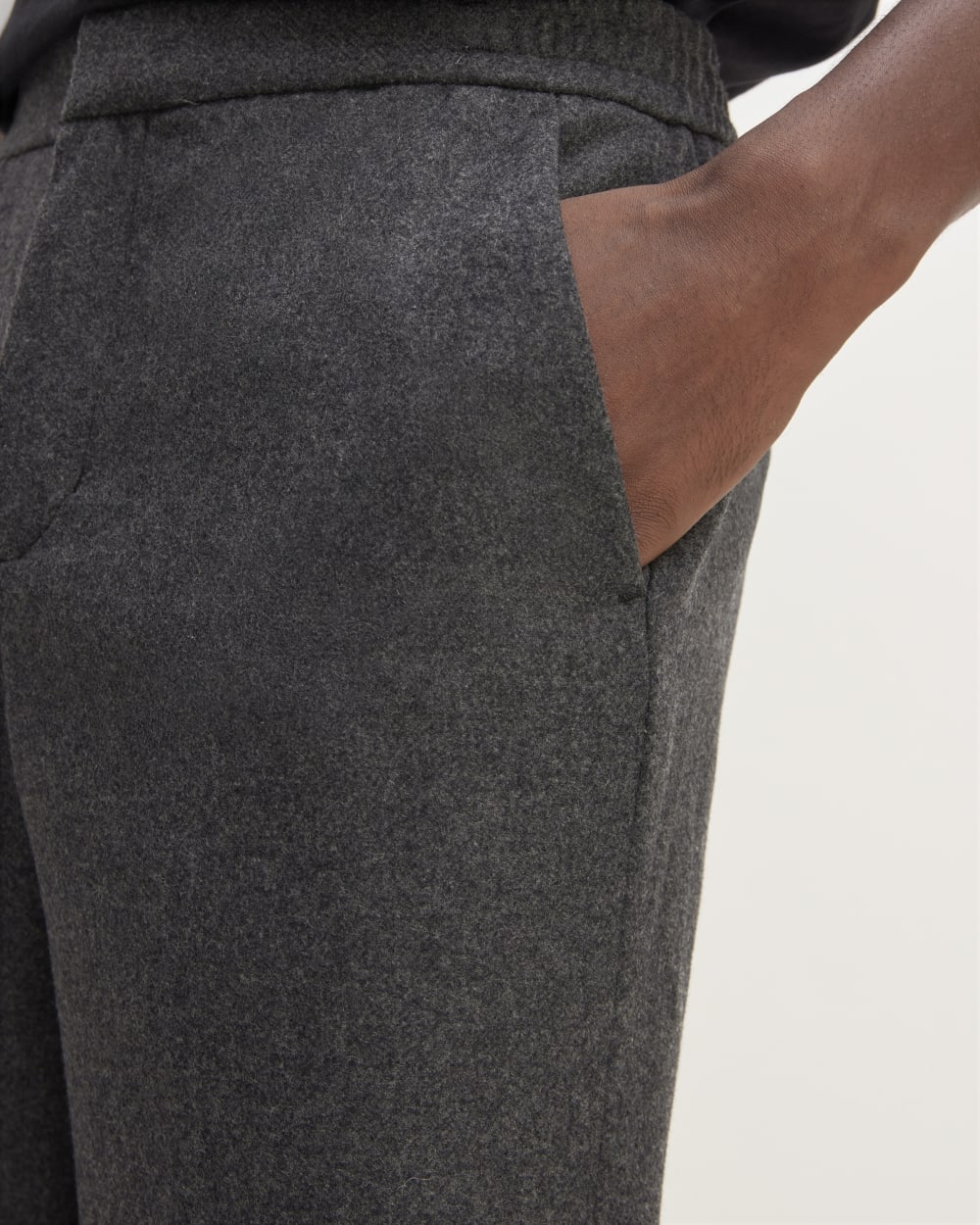 The Wool Flannel Pant | Heather Charcoal - Image 4