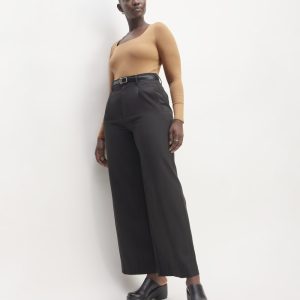 The Long-Sleeve Supima? Square-Neck Bodysuit | Tawny Brown | Thong