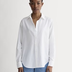 The Must-Have Shirt in Silky Cotton | White