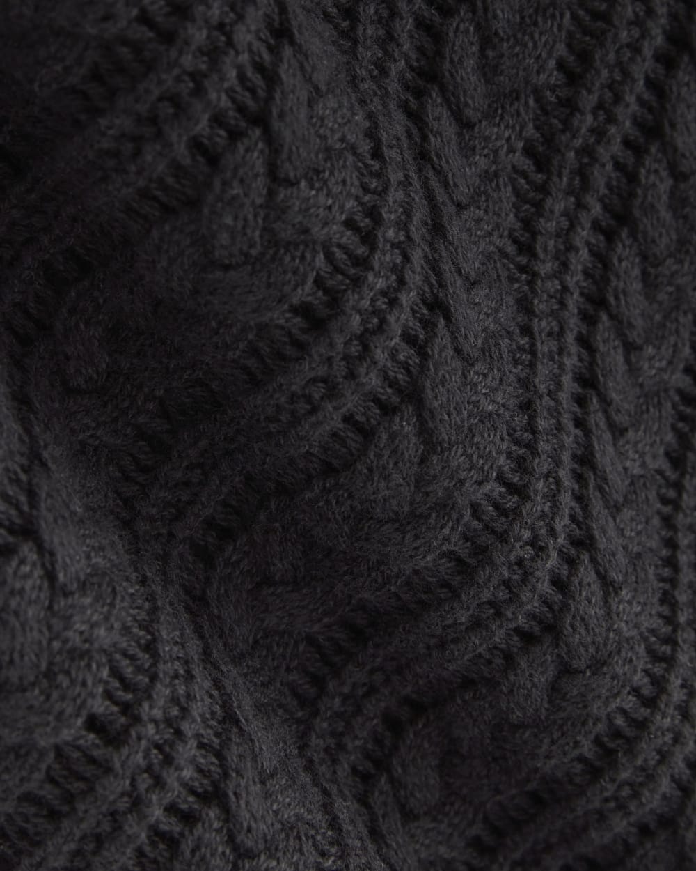 The Mesh Cable Vest in Everyday Cotton | Black - Image 6