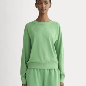 The Off-Duty Long-Sleeve Tee | Green Garment Dye