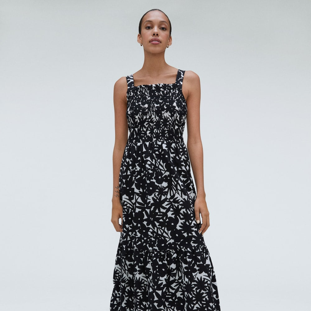 The Smock Dress | Black / Canvas Floral - Image 6