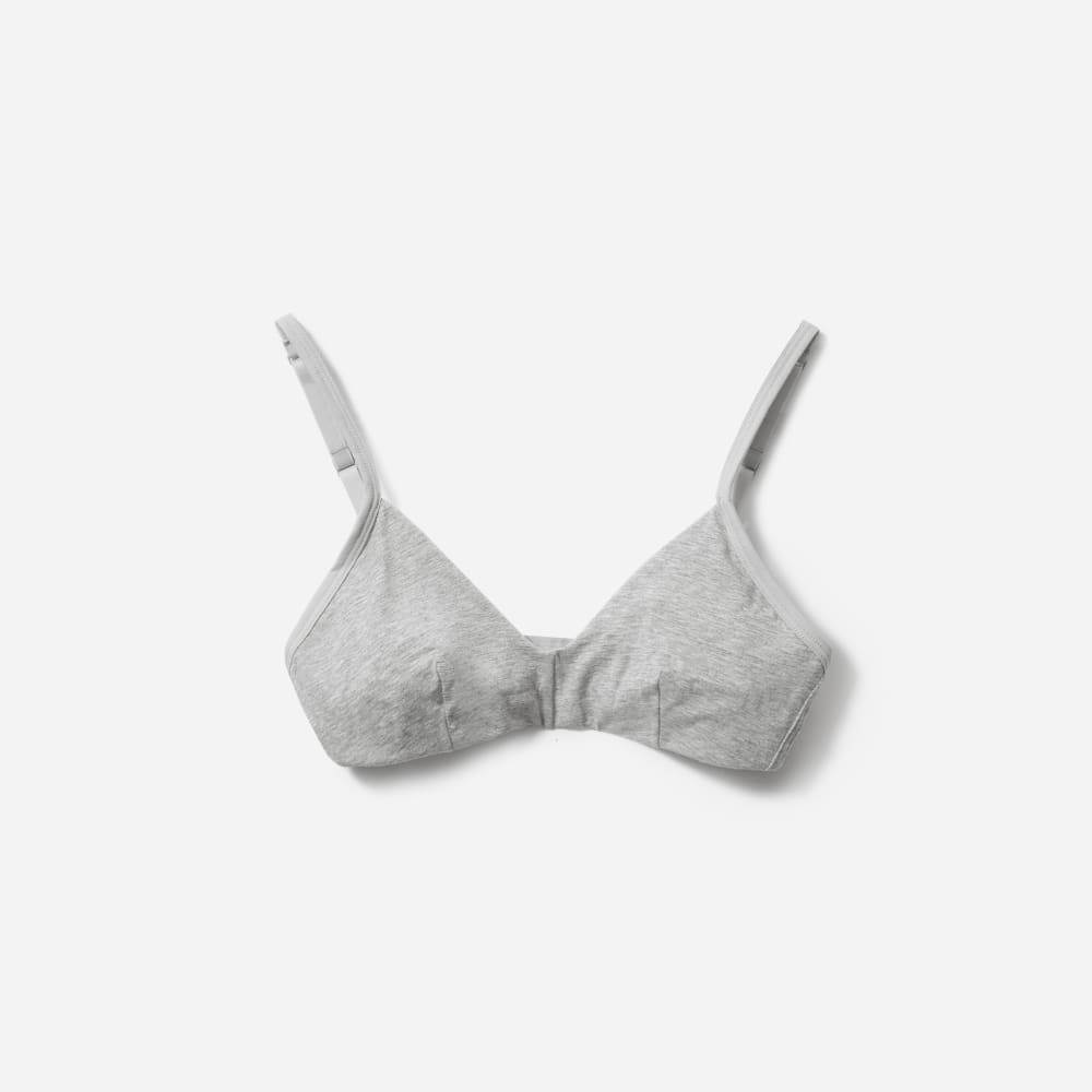The Cotton Bralette | Heathered Grey