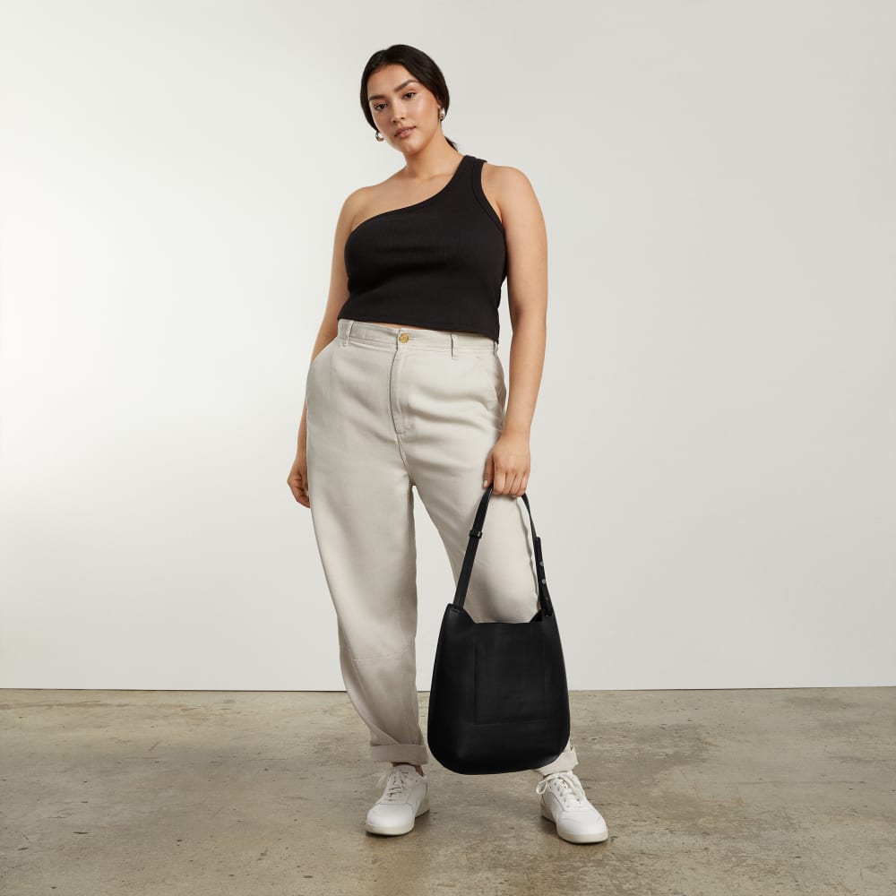 The Cactus Leather Hobo | Black - Image 6