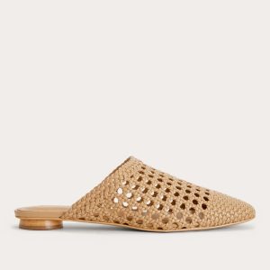 The Day Mule | Light Taupe Woven