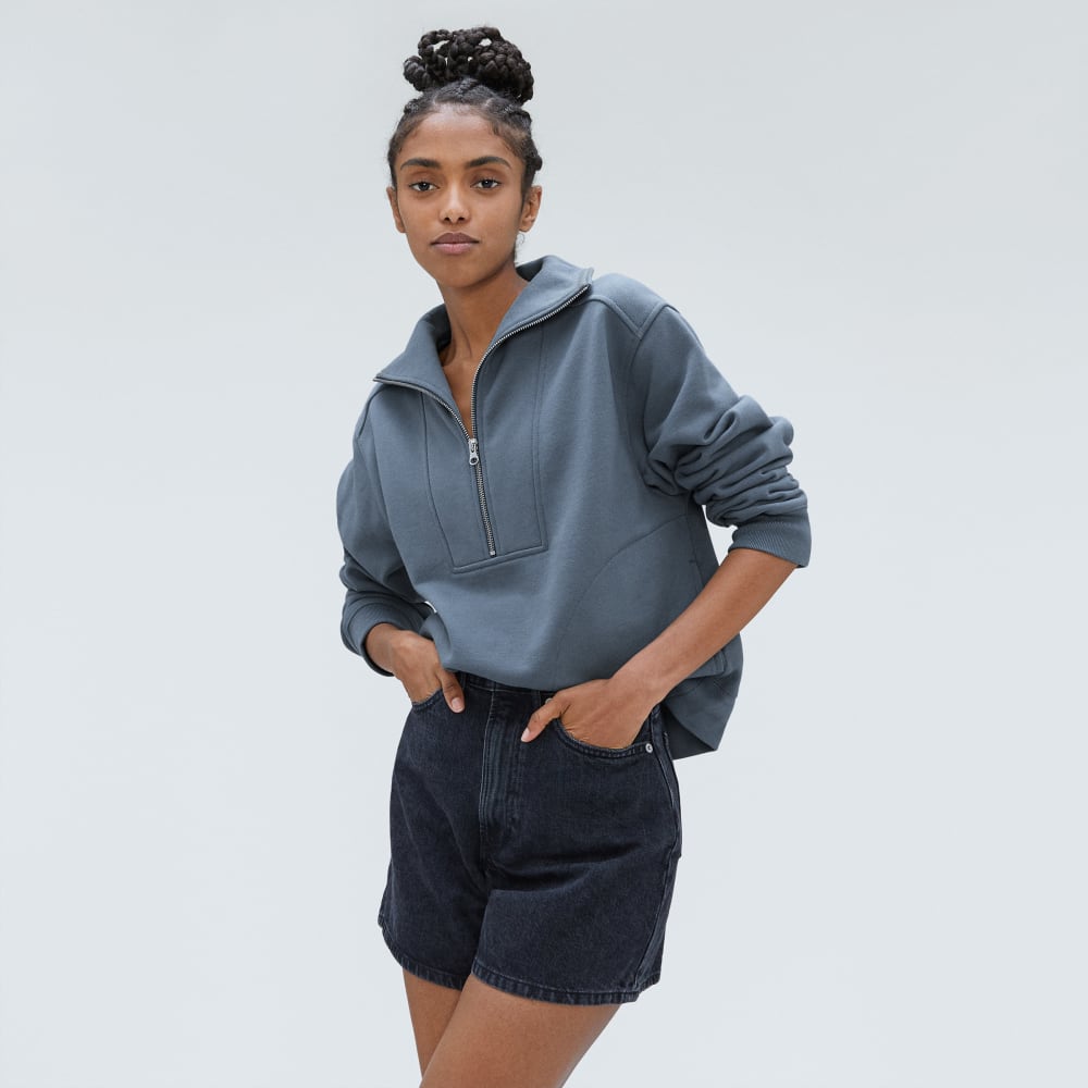 The Track Half-Zip | Faded Blue - Image 5