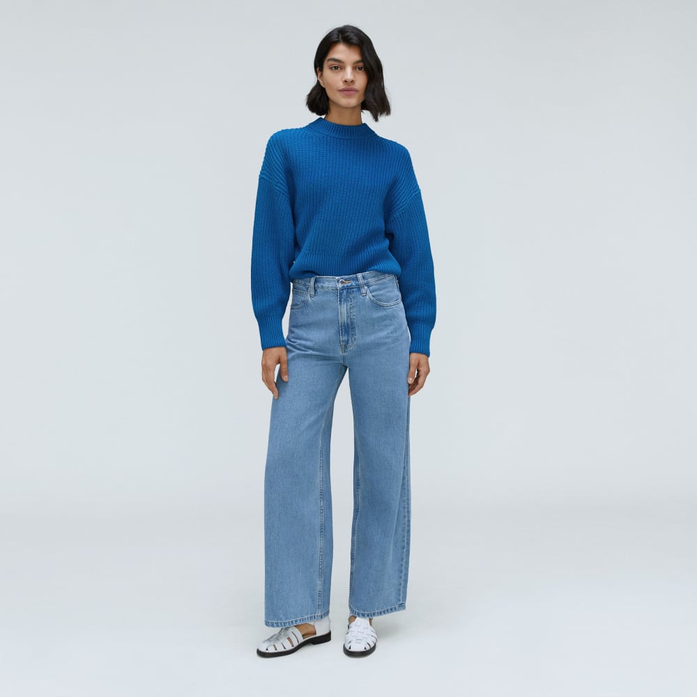 The Texture Cotton Crew | Lapis Blue - Image 6