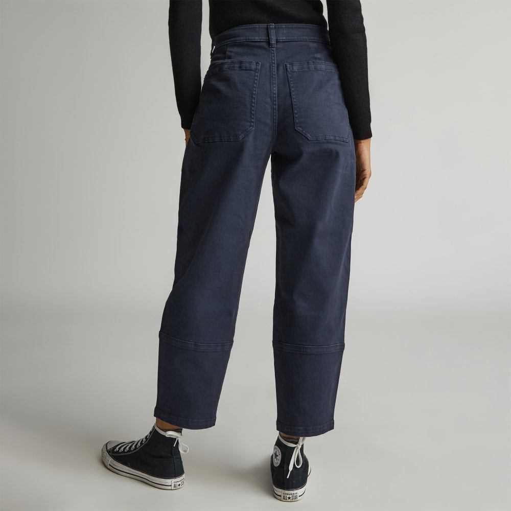 The Utility Barrel Pant | Navy | Regular - Image 7