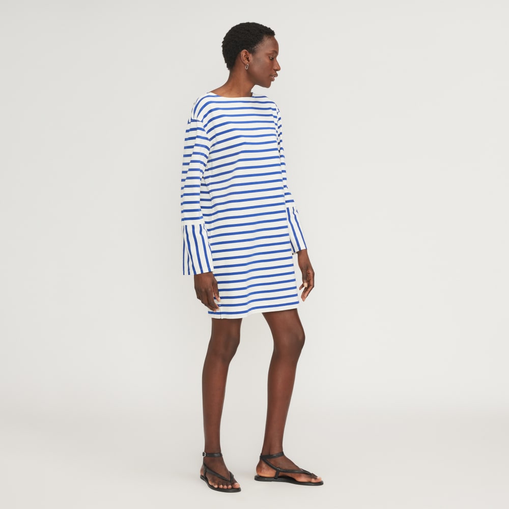 The Mariner Dress | Canvas Tan / Mazarine Blue - Image 6