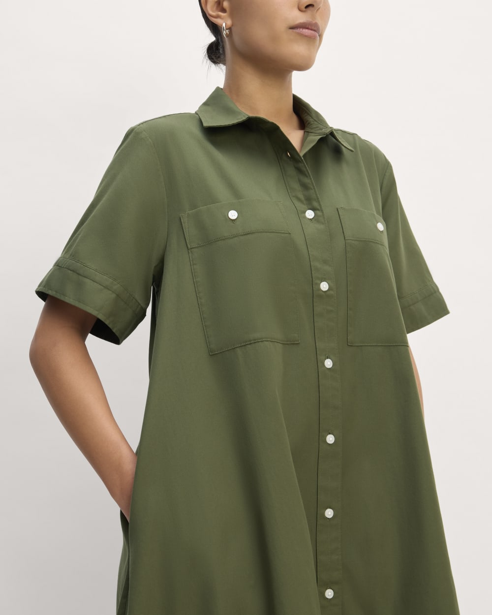 The Daytripper Dress | Military Olive - Image 4