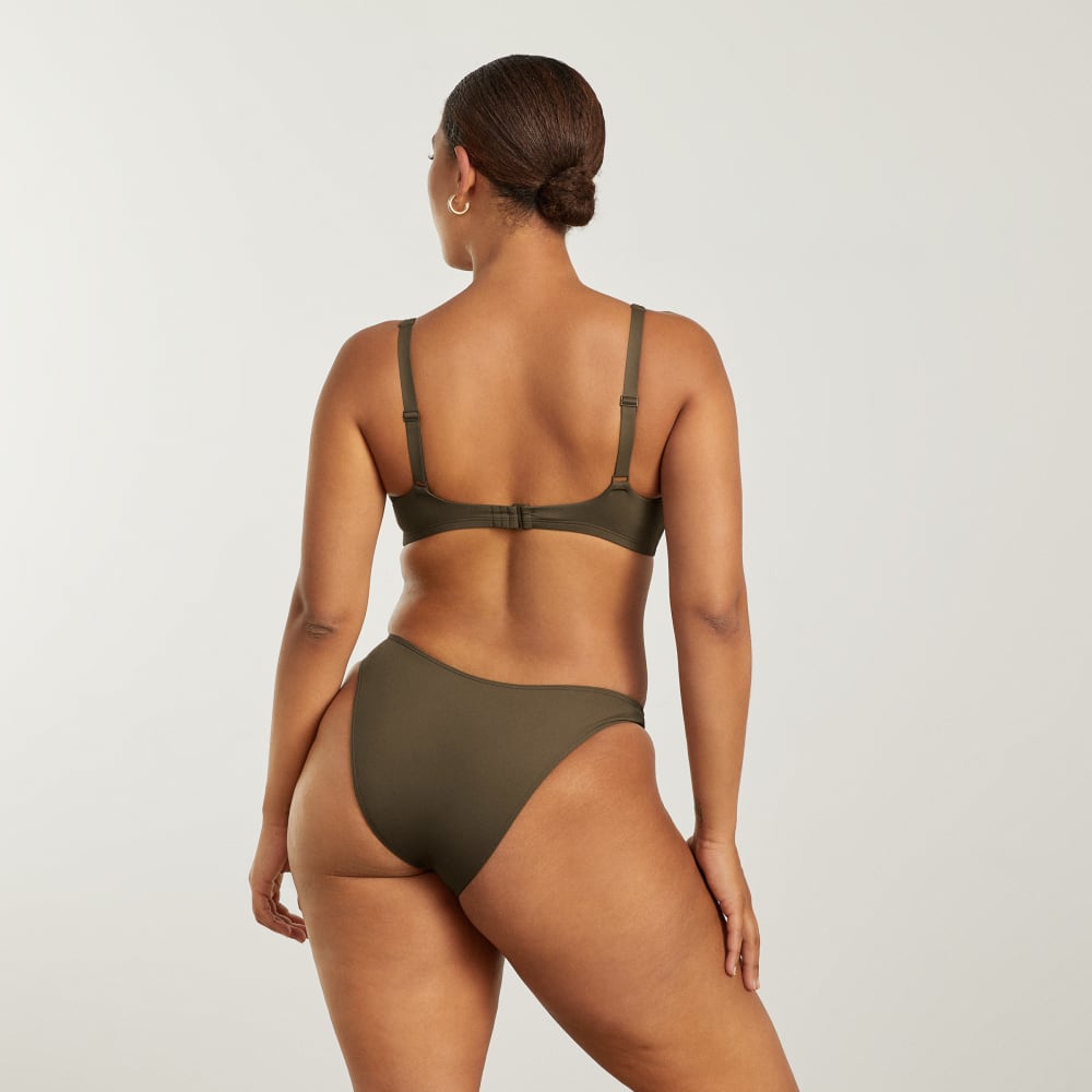 The Square-Neck Bikini Top | Beech - Image 8