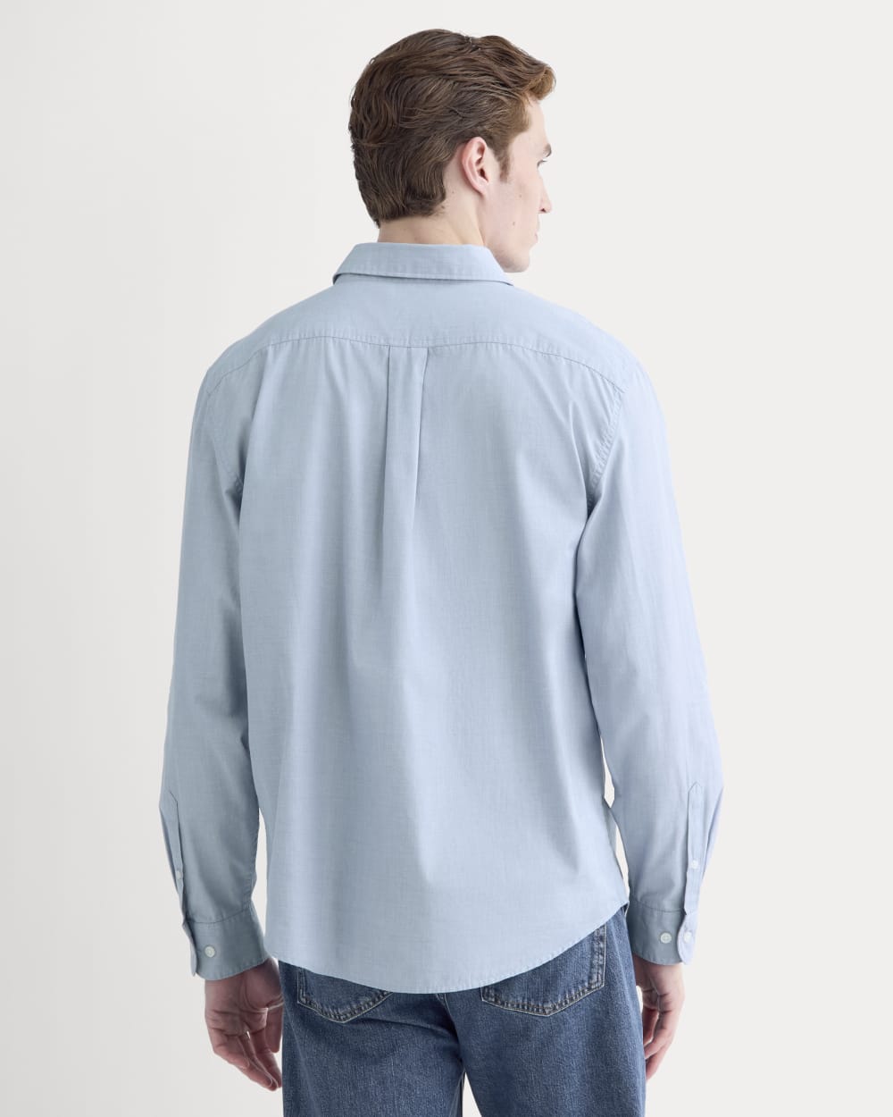 Washed Poplin Shirt | Dutch Blue - Image 5