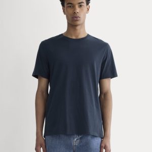 The Essential Organic Crew | Deep Navy