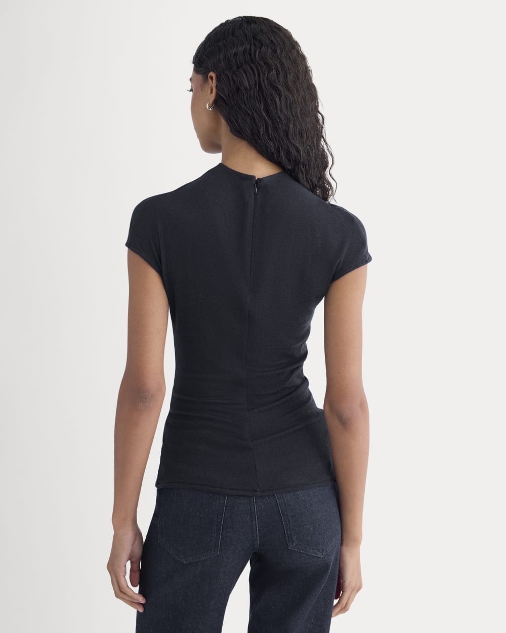 Twist Top in Butterluxe | Deep Navy - Image 5