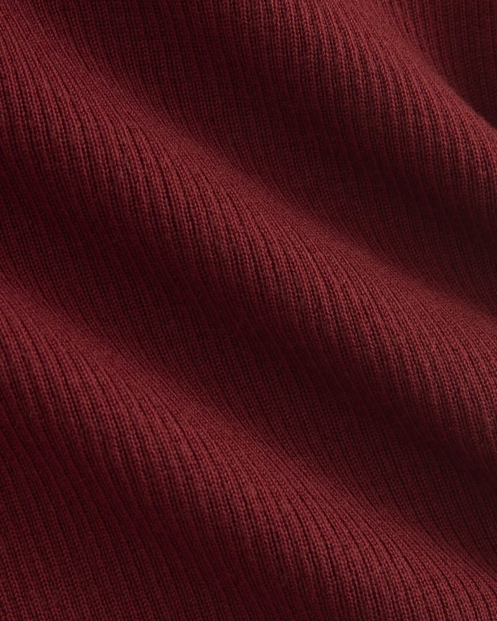 The Light Ribbed Cami in Ultrasoft Merino | Merlot - Image 6