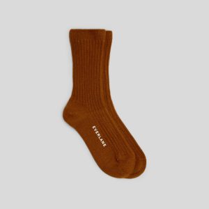 The Ribbed Sweater Sock | Tapenade