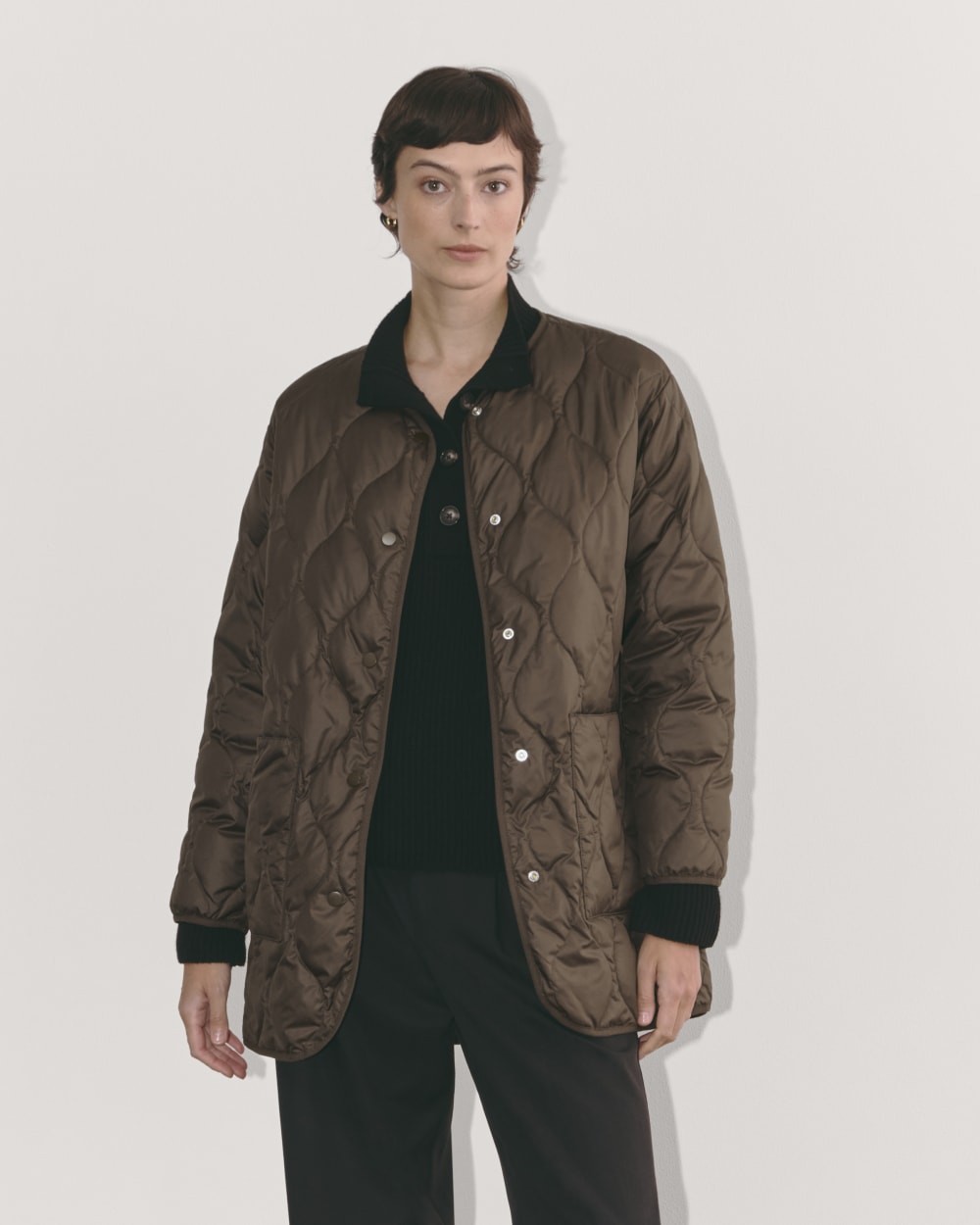 The Quilted Liner | Earth Brown